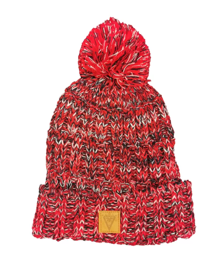 Gorro rojo negro